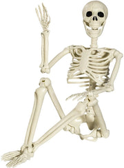 Skelet di Halloween - Realistico e Mobili - 1 pezzo - Plastica - 90 cm