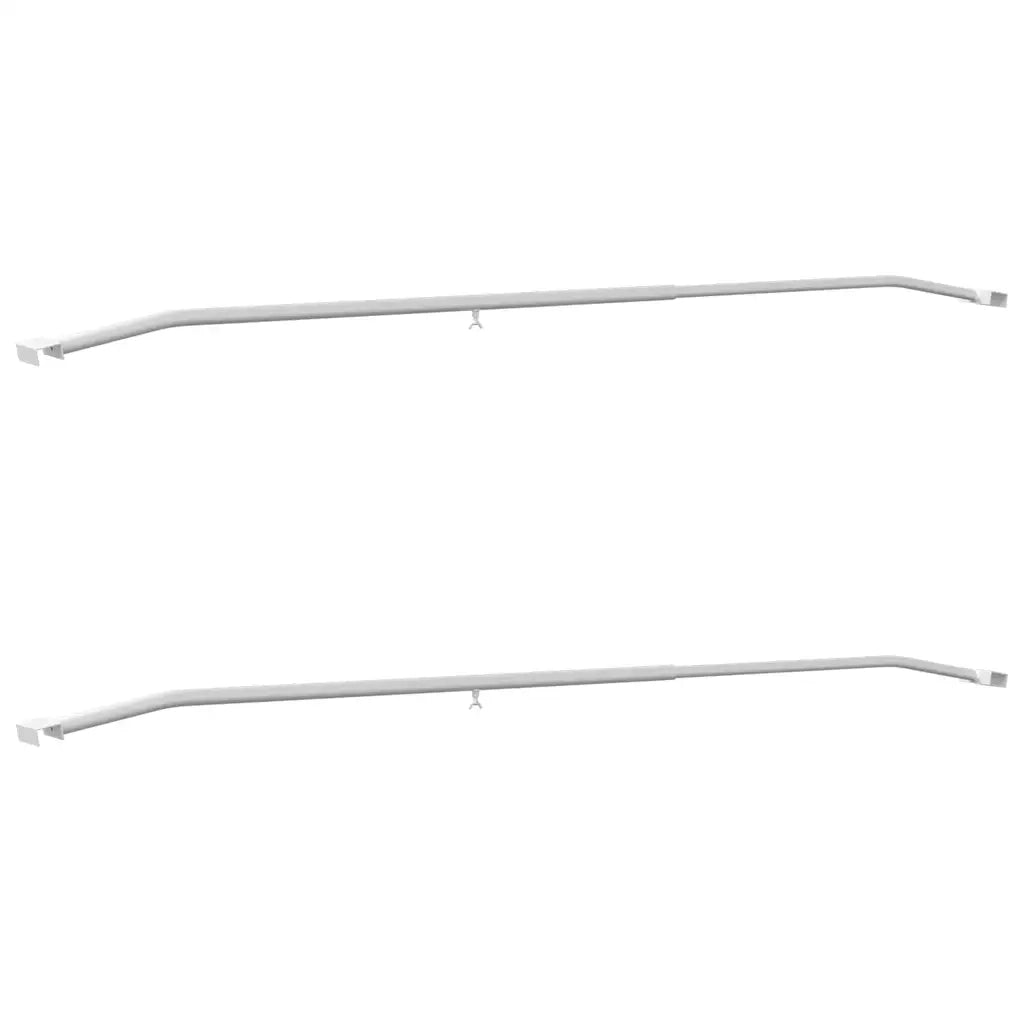 Supporto per teloni per rimorchi 2 pcs Argento 130-210 cm 42020522