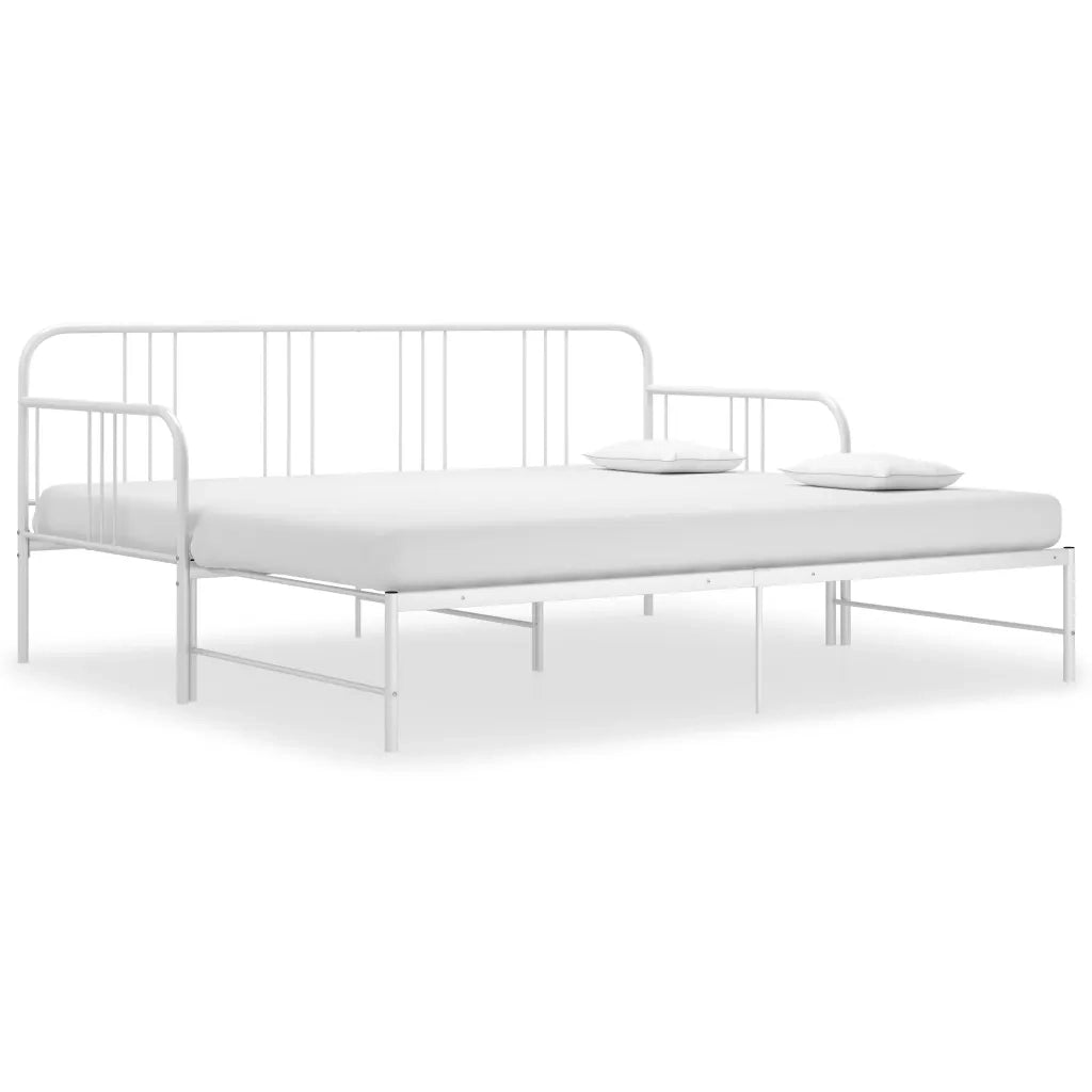 Telaio Divano letto | Sof¨¤ letto | Letto singolo Estraibile Bianco in Metallo 90x200 cm