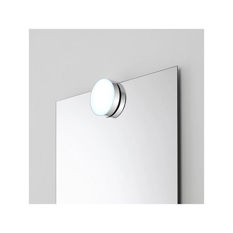LAMPADA LED 4W 10X3,2CM  IP44 ABS CROMO.