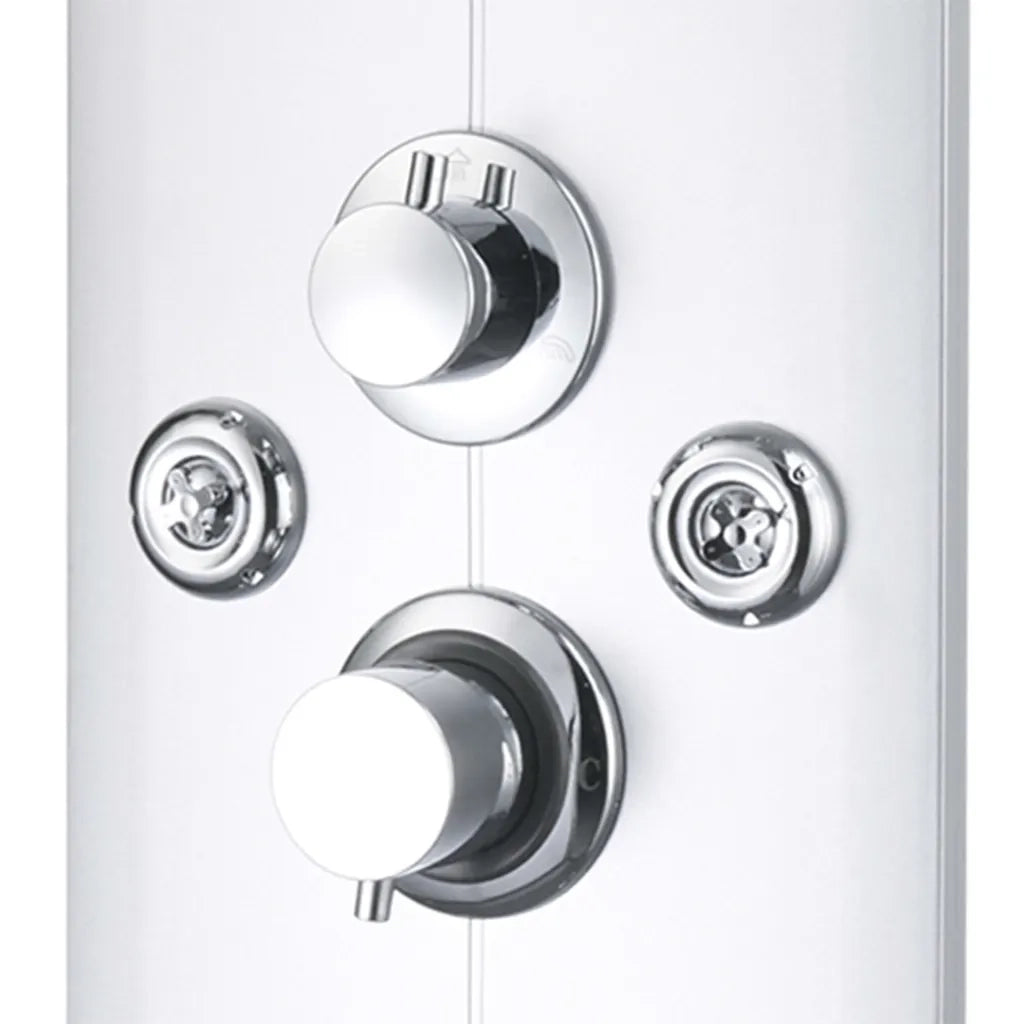 Pannello Doccia 25x43x120 cm Argento cod mxl 61493