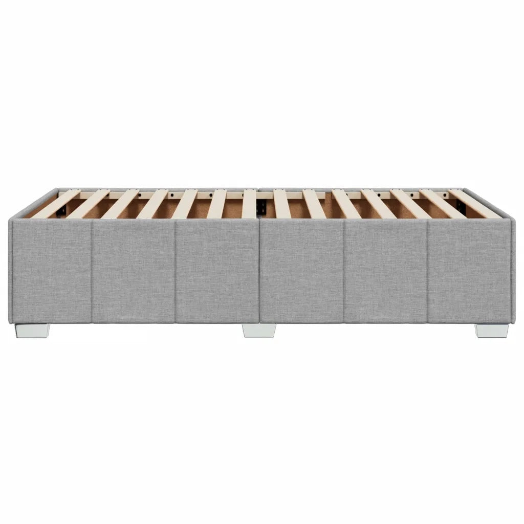 Giroletto senza Materasso Grigio Chiaro 90x200 cm Tessuto