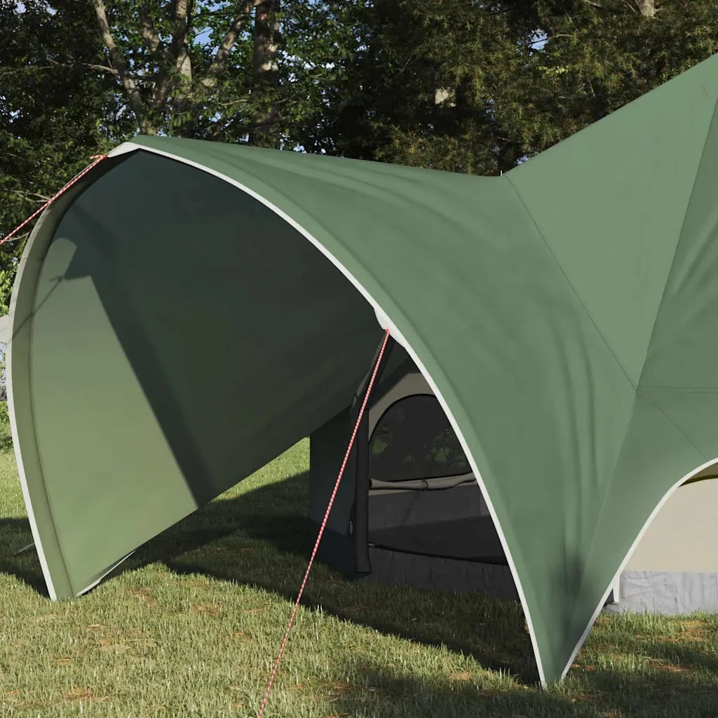 Tenda Teepee per 3 Persone Verde e Grigio 312 x 312 x 197 cm 42004008