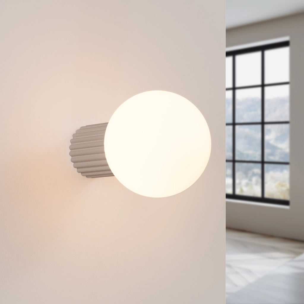 Lampada da parete HALO tortora IP44
