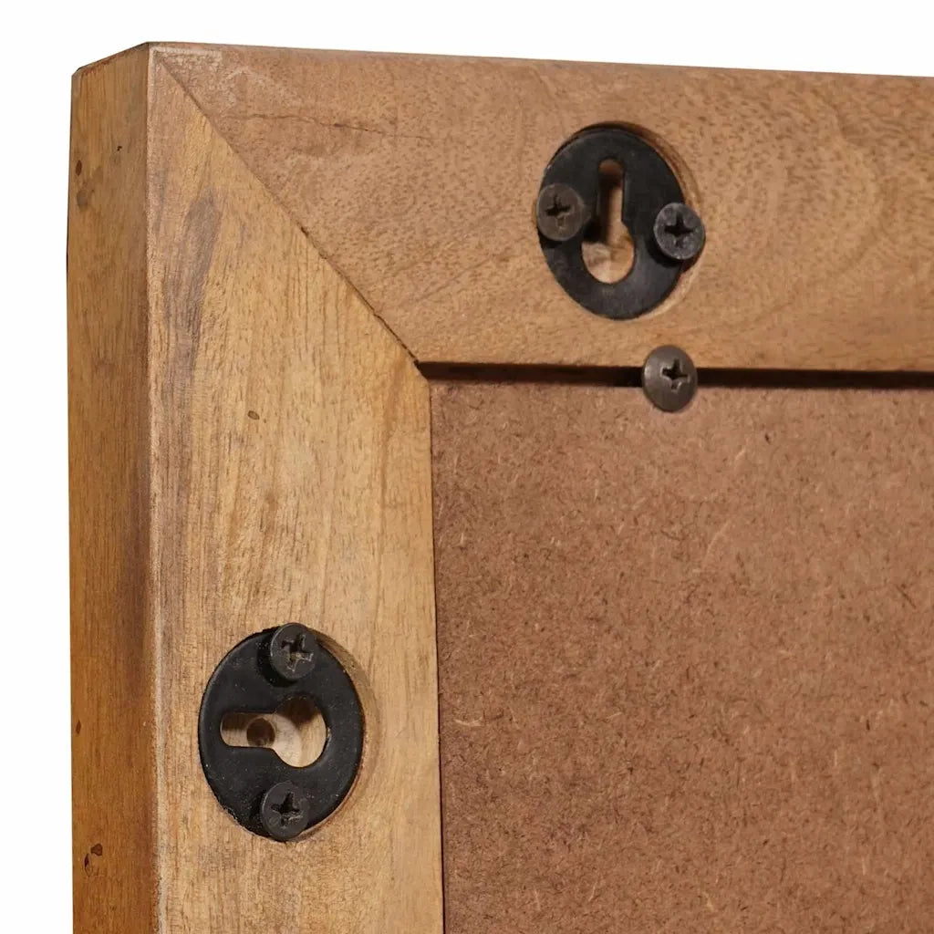 Specchio da Parete | Specchio decorativo 70 x 50 cm Legno ingegnerizzato e Vetro
