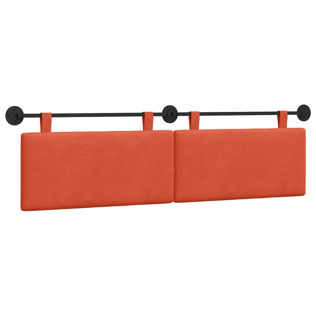 Testiera sospesa Rosso Arancio Tessuto in Cords 42031824