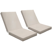 Cuscini per Poltrona ¨C Zephmum ¨C 2 Pezzi Beige 112x51 cm