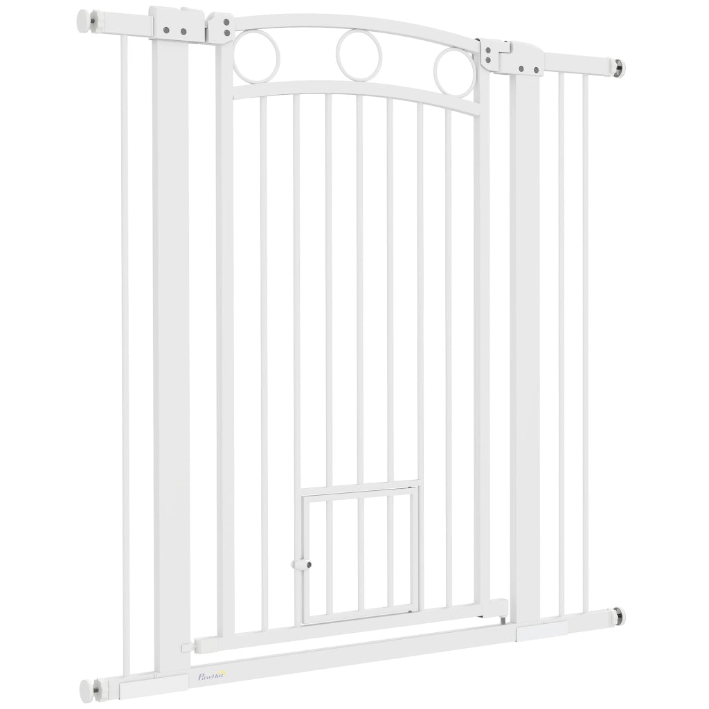 Cancellino per Cani Regolabile ¨C Minimal ¨C Bianco 76-104x106 cm