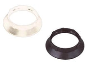 GHIERA TERMOPLASTICA PER PORTALAMPADA E14- - colore bianco - 10 pezzi