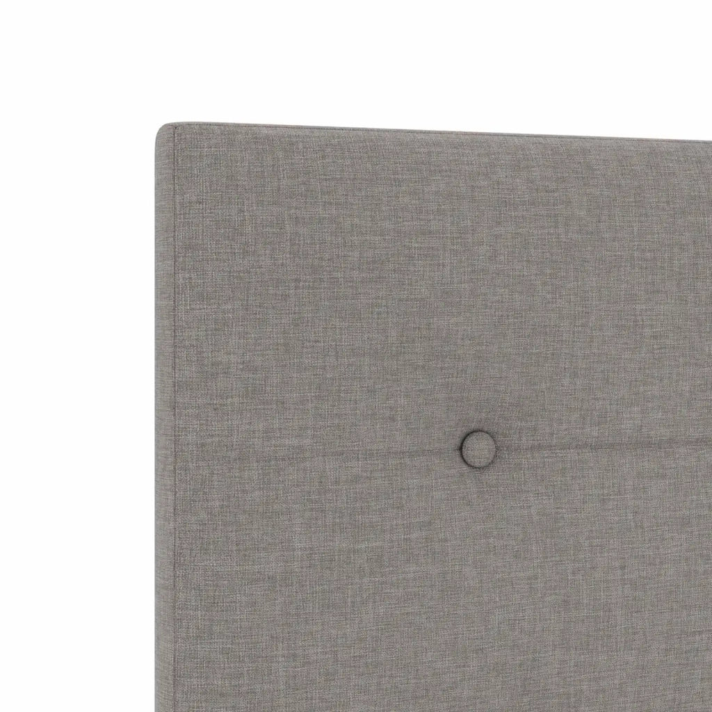 Letto con Box Spring, Materasso e LED Tortora 200 x 200 cm 3452026