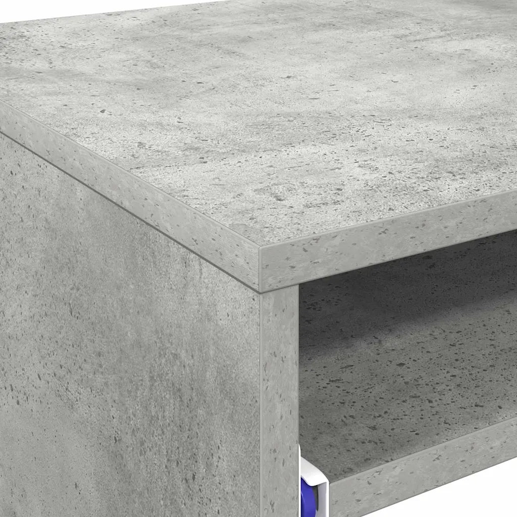 Scrivania Grigio cemento 77.5 x 43 x 79 cm Legno multistrato 869517