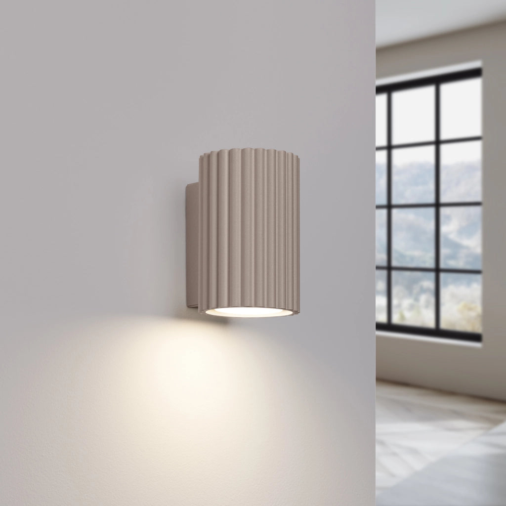 Lampada da parete KARBON 10 taupe