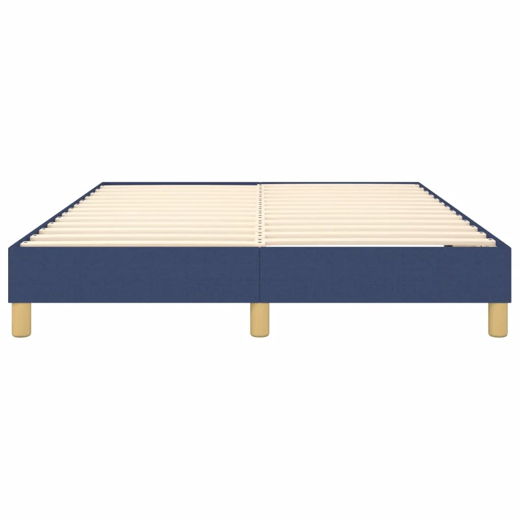Struttura Letto a Rete a Molle Blu 140x200 cm in Tessuto 3120620