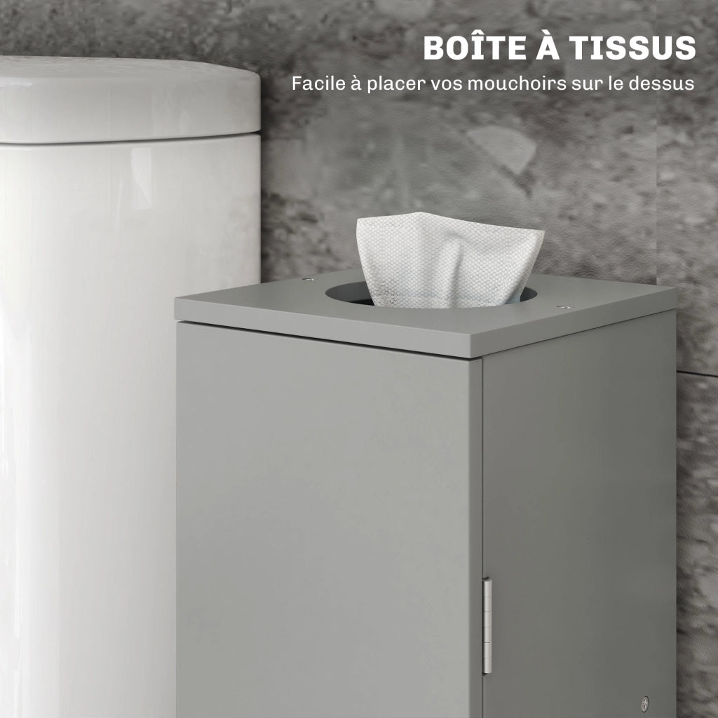 Mobile bagno con portarotolo 3 livelli ¨C Minimal ¨C nero
