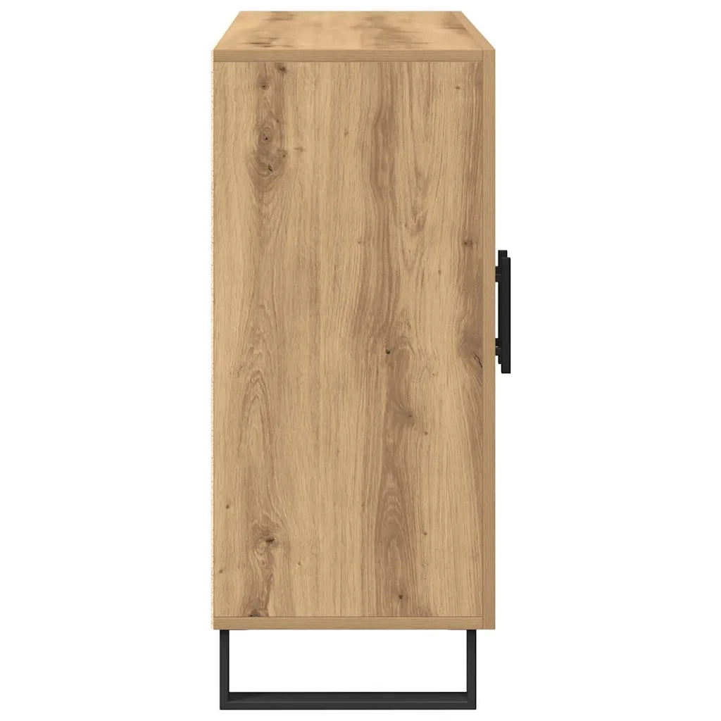 Credenza-Buffet-Armadio da cucina Rovere artigianale 90 x 34 x 80 cm Legno multistrato 622783