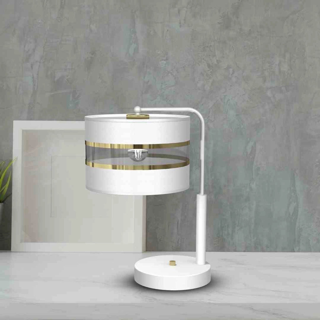 Lampada da tavolo Milagro ULTIMO MLP7354 bianca E27