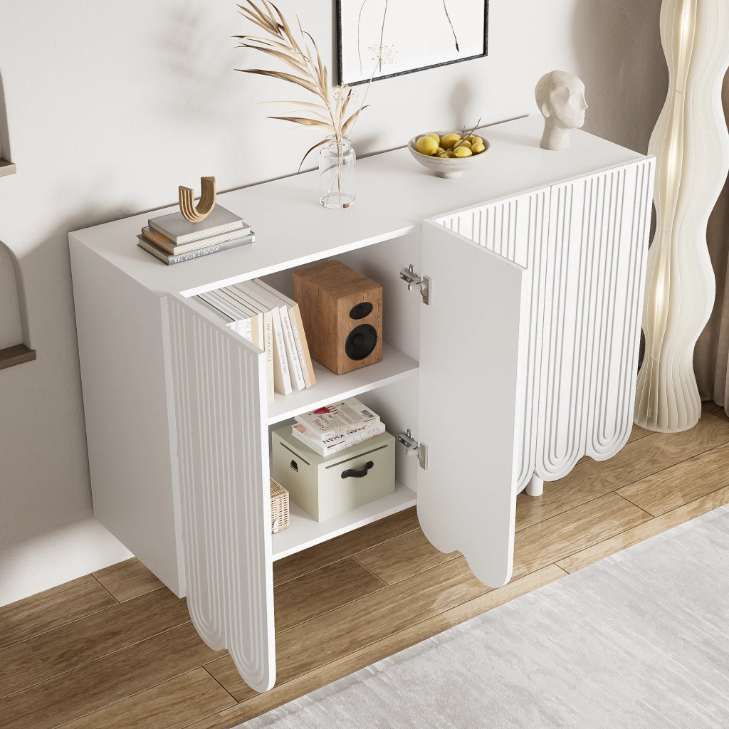 Credenza con Ante Sagomate ¨C Xylo ¨C Legno