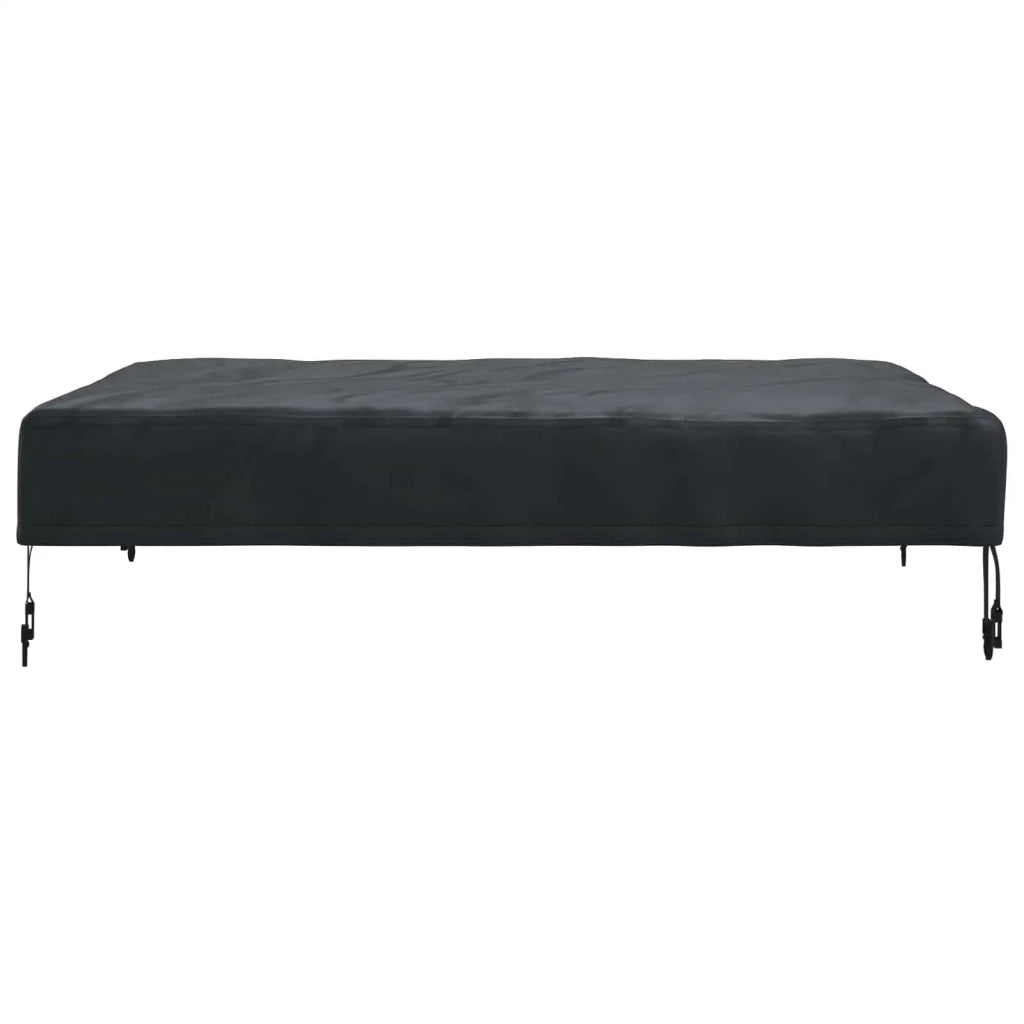Copertura Tavolo Tinta unita Nero 92 x 92 x 15 cm Tessuto 4106082