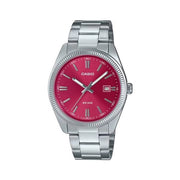 Orologio casio utp 1302pd 4avef silver e pink