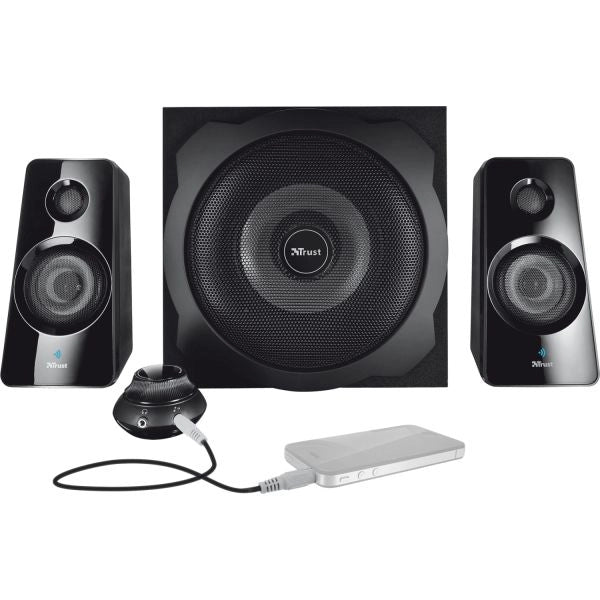 Trust tytan set di altoparlanti 60 w universale nero 2.1 canali - 19019