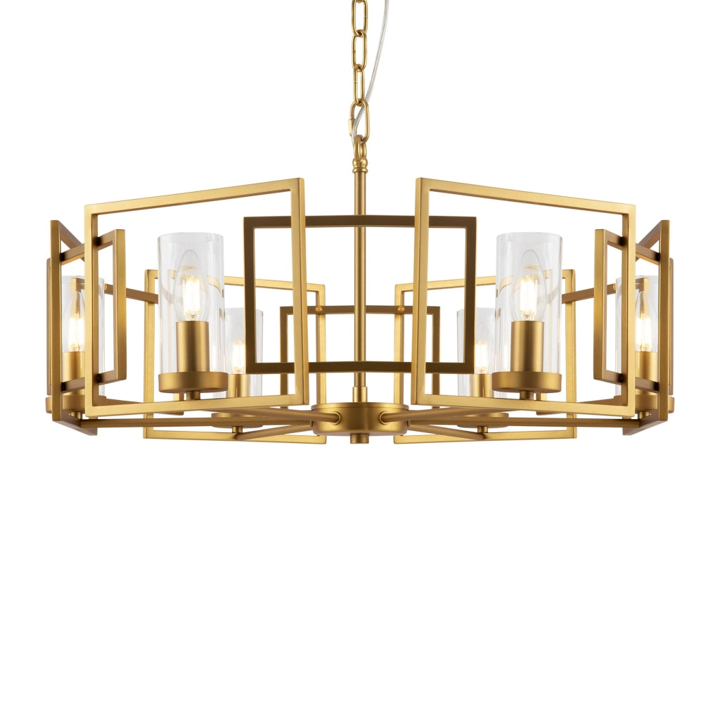 Lampada pendente House in Metallo Bowi Oro