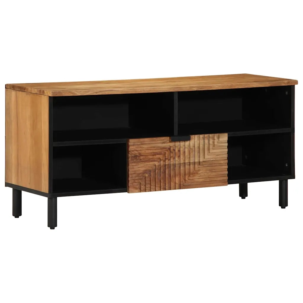 Unità TV Legno di Acacia Massello 100 x 33,5 x 46 cm 4017772