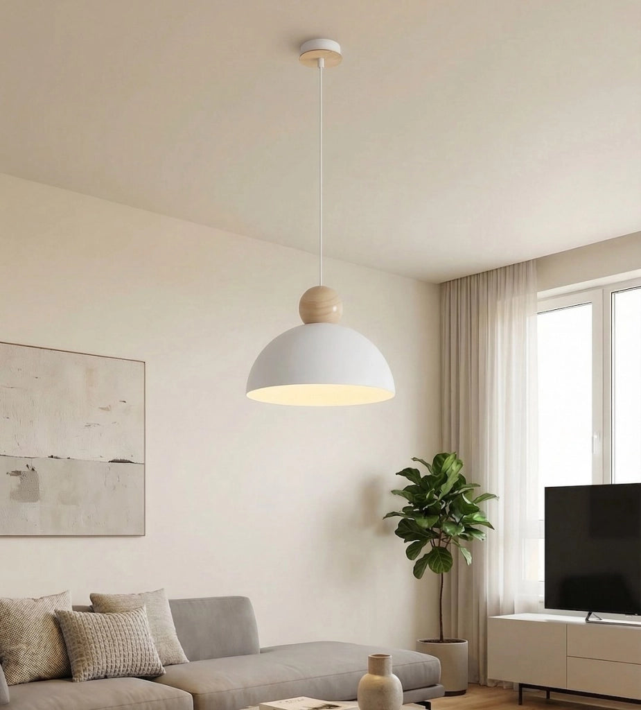 Lampada soffitto KAKI Japandi 1xE27 feltro Emibig