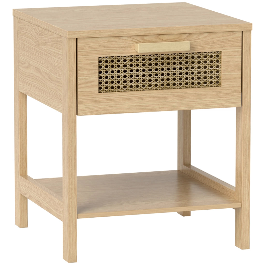 Comodino con cassetto ¨C Minimal ¨C MDF 40x40x48.4 cm