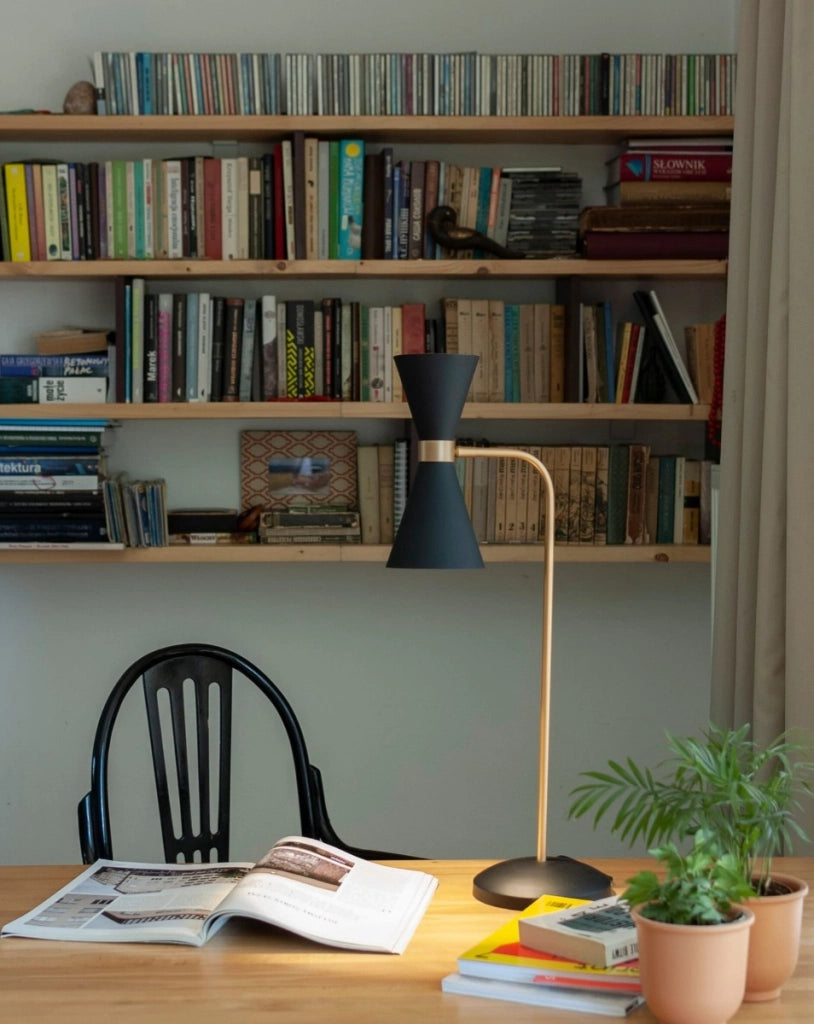 Lampada da scrivania CORNET Maxlight nero oro LED 10W