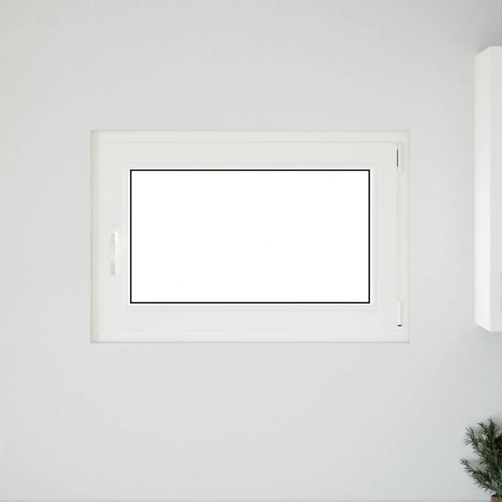 Finestra per Soffitta RISOR 90 x 70 cm PVC e Vetro Bianco CFW6246280