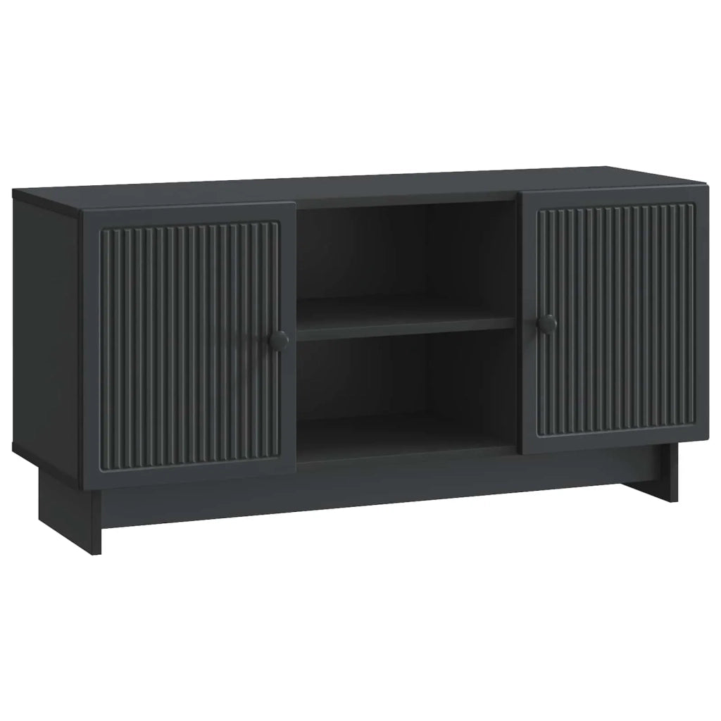 Mobile TV | Armadietto TV | Mobile Porta TV 102 x 34,5 x 50 cm Nero Legno ingegnerizzato