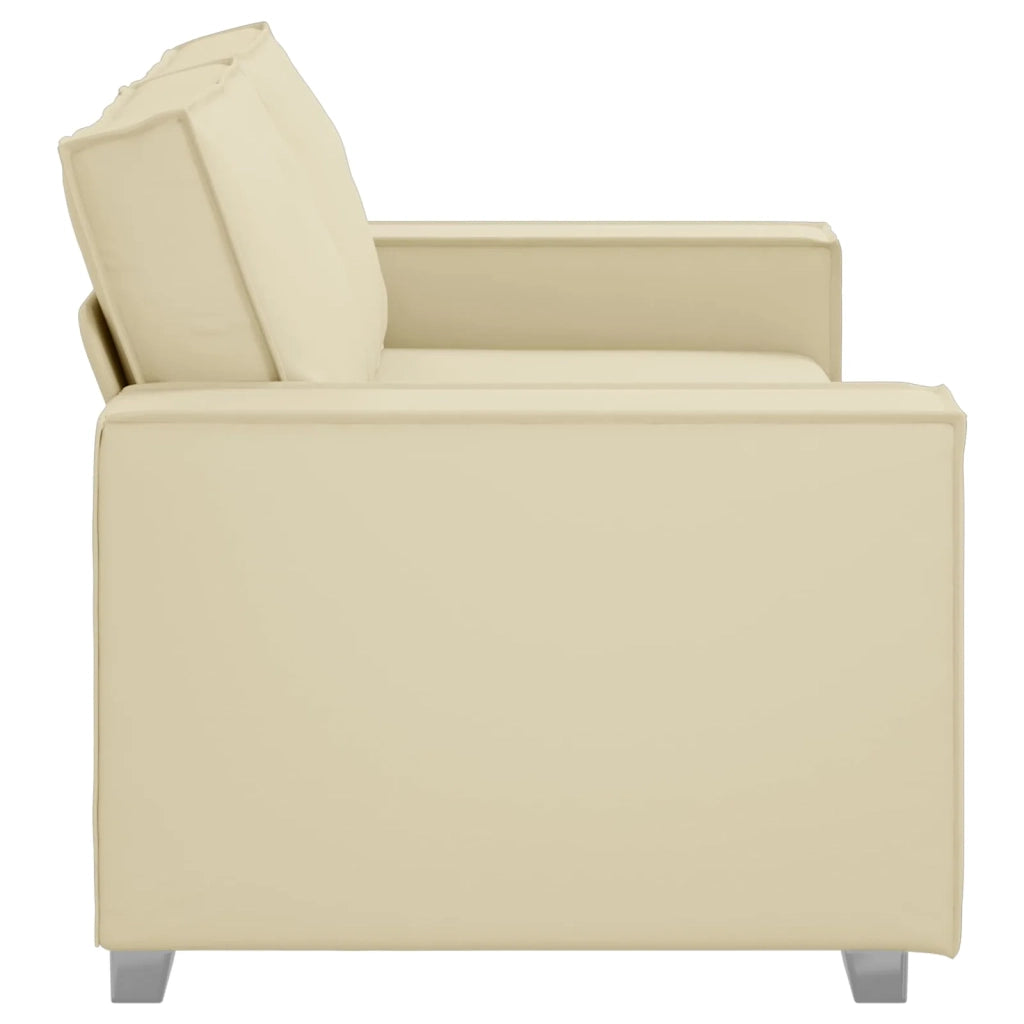 Divano-Sofa-Divanetto Crema 180 x 78 x 84 cm Tessuto