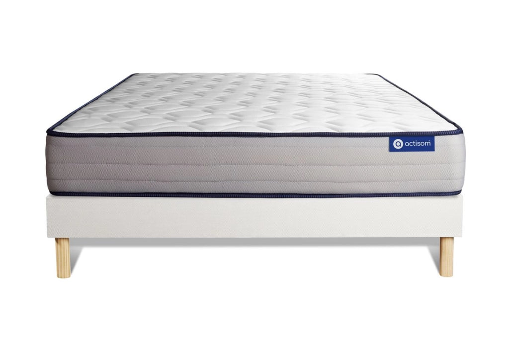 Kit rete e materasso Actiflex form 130x210cm - Spessore : 22cm - Molle insacchettate e memory foam - rigido