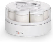 Macchina per Yogurt - Capacità 1,1 L - 7 Coppe - Inclusa Istruzioni - Produzione di 1,1 L al Giorno