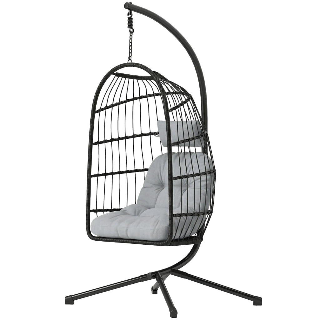 Poltrona Sospesa ¨C Zephmum ¨C Grigio 101x105x196cm