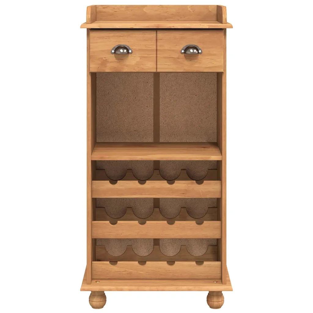 Mobile per vino ASKIM Cera di Miele 57 x 37 x 114 cm CFW2255313