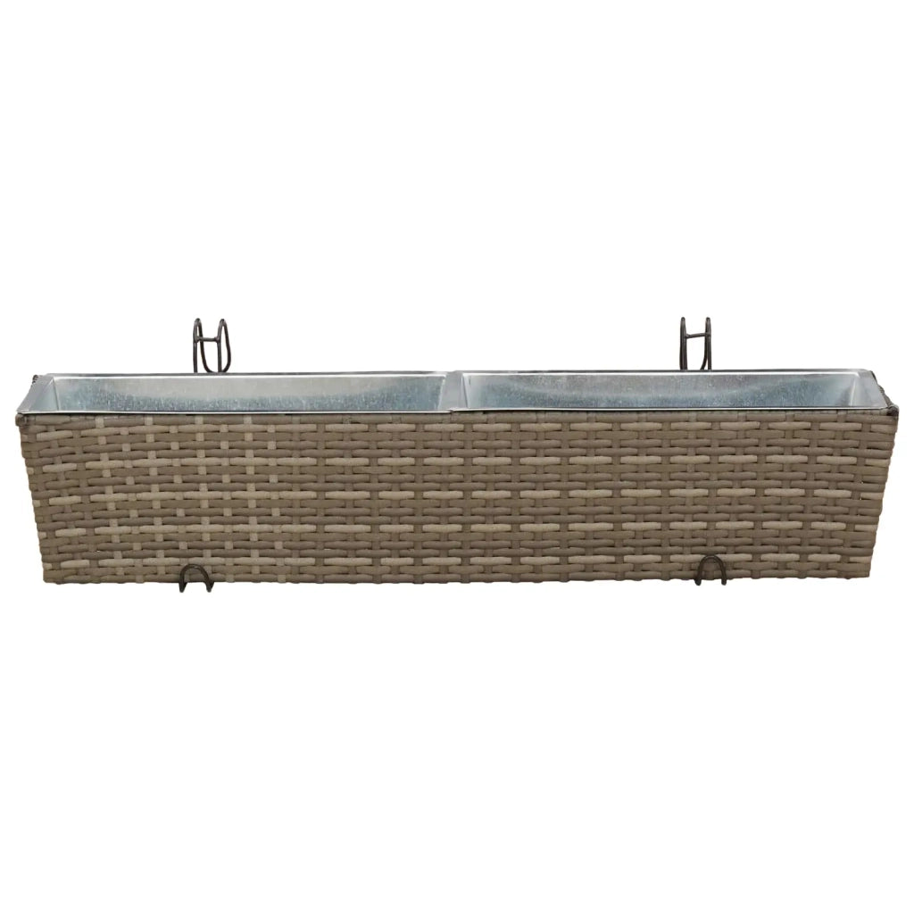 Ringhiera 2 pcs 80 x 17 x 17 cm Metallo