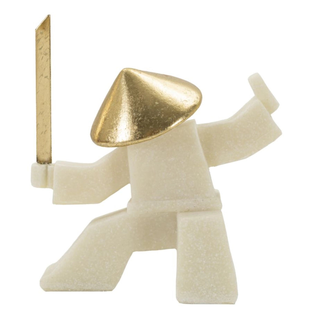 Statuetta samurai Oda Quarzy -A- in resina e metallo