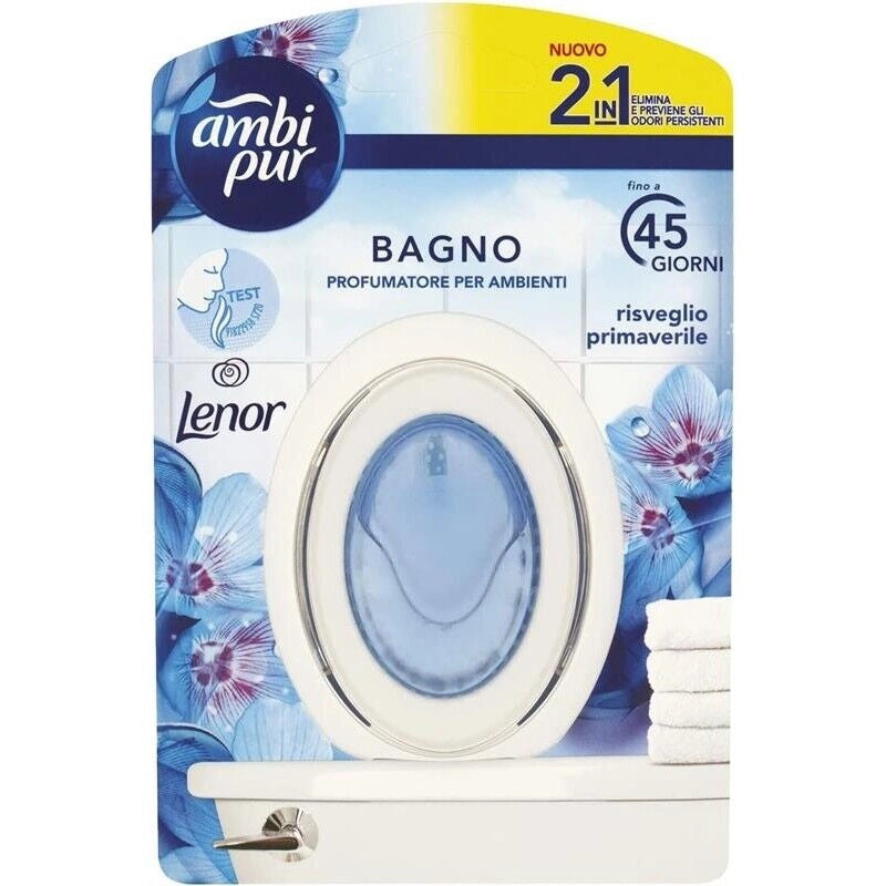 SET 8 AMBIPUR DEODORANTE PER BAGNO FRAGRANZA RISVEGLIO PRIMAVERILE