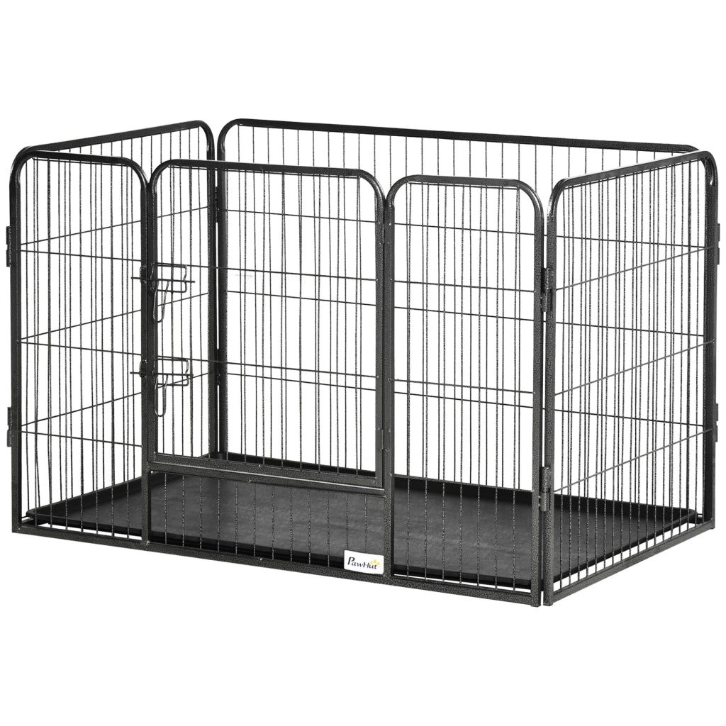 Recinto per cani ¨C Minimal ¨C grigio metallo 109x74x71 cm