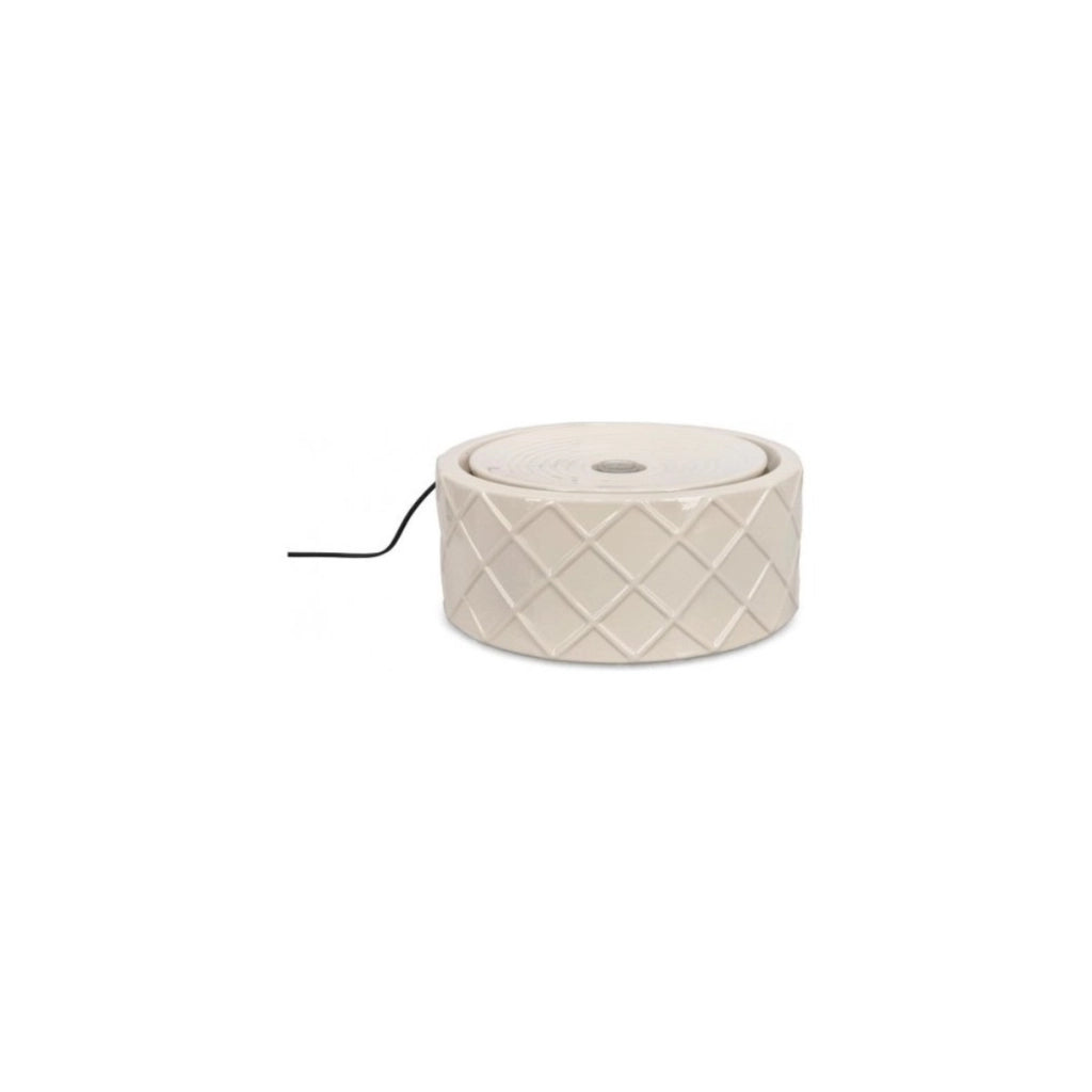 Bizzotto fontana Rosy avorio con luce led Ø33x14,5h