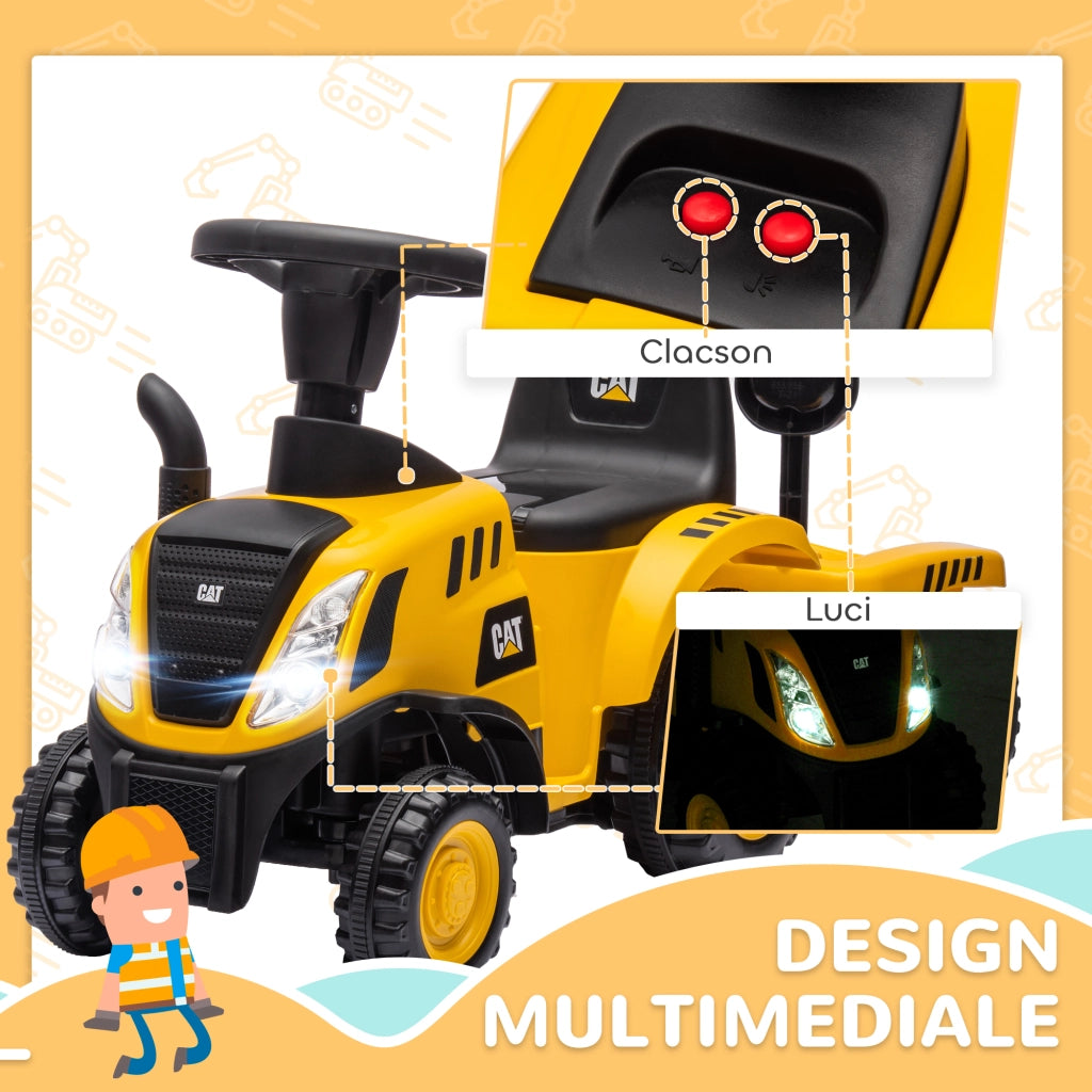 Camion Giocattolo per Bambini ¨C Minimal ¨C Giallo PP e Metallo 91x29x44 cm