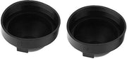 Afdichting universale per lampa di testa - acqua resistente - 90mm - nero - per due pezzi - per auto - 2 pezzi