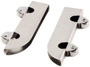 Assi metallici per porta scorrevole - 2 pezzi - 6 mm - metallo