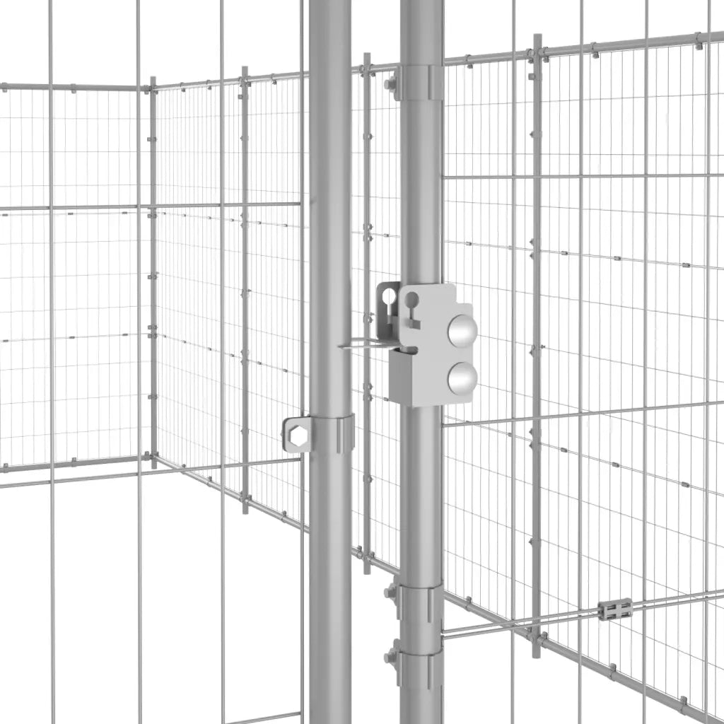 Gabbia per Cani da Esterno in Acciaio Zincato 21,78m² 3082328