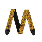 Tracolla chitarra dunlop d6725 jacquard leopardskin