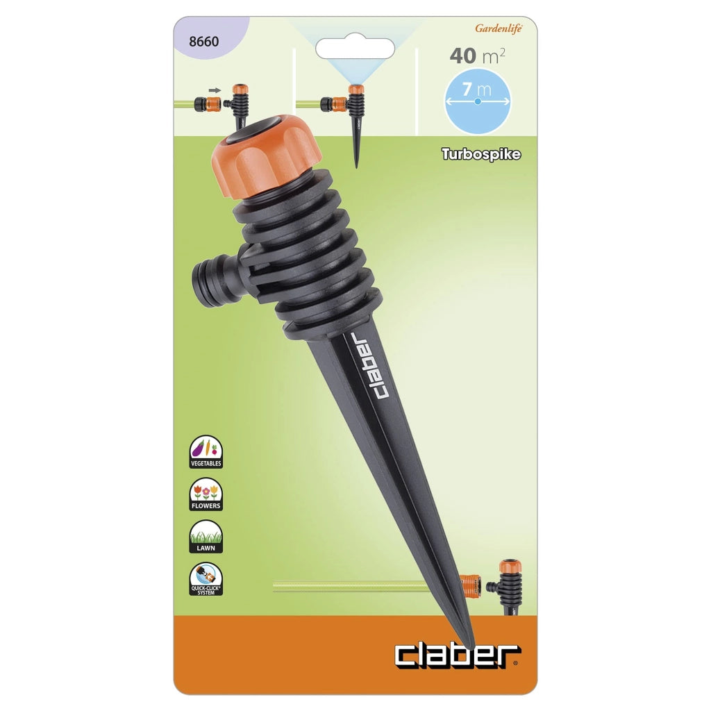 Irrigatore Statico Turbospike Claber 2 Pezzi