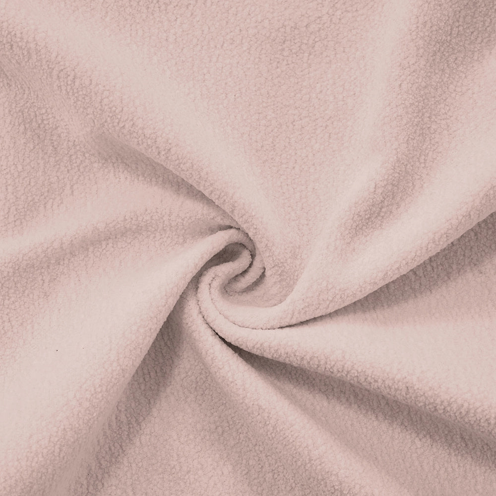 Divano angolare Cloud - Xylo - 2 posti in chenille con ampi braccioli e pouf, rosa
