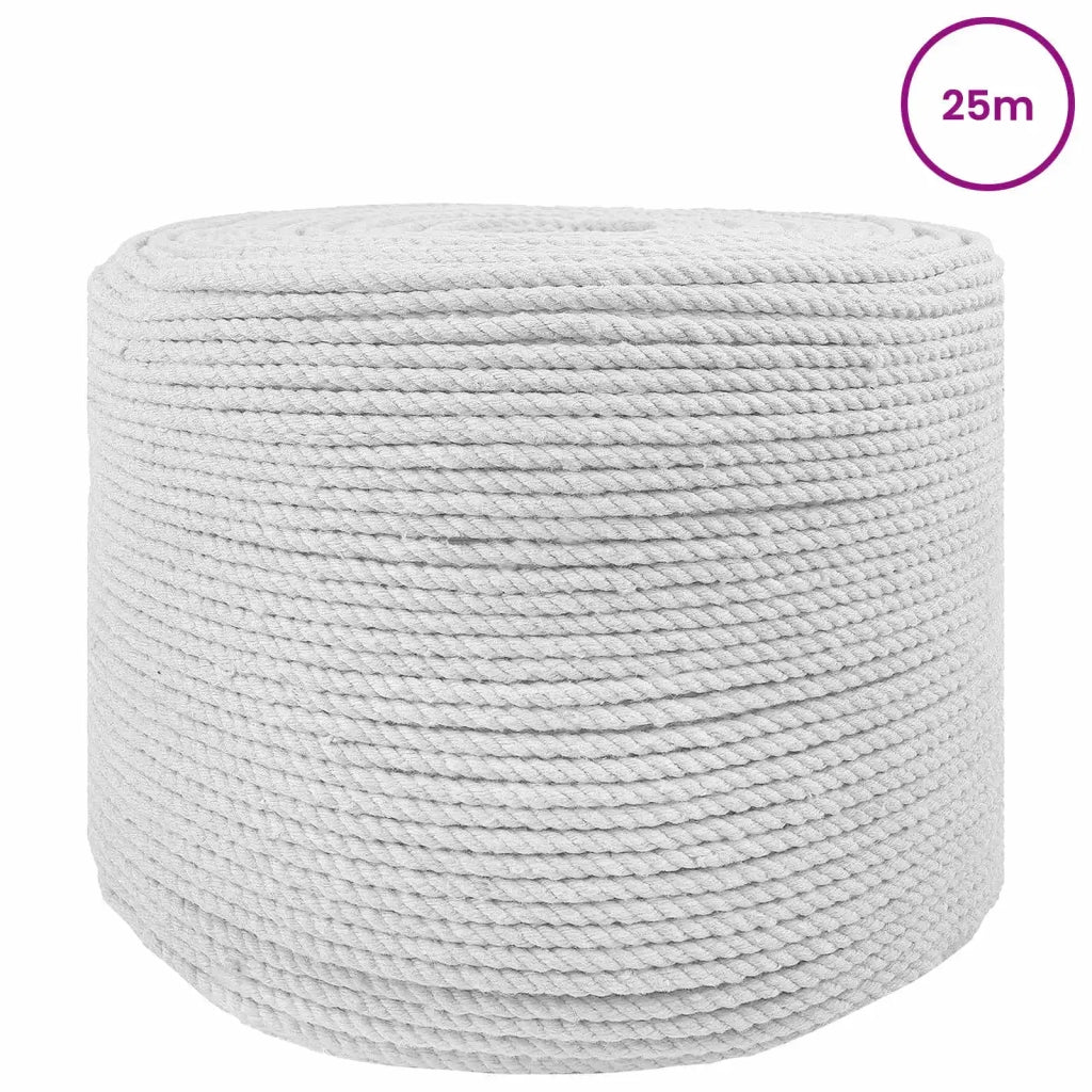 Corda Bianco 0,8 x 0,8 x 2500 cm Cotone 42011853