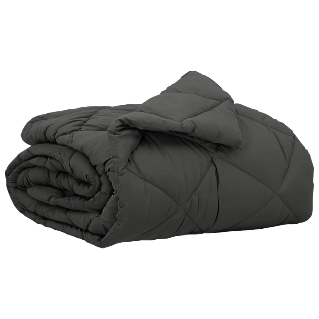 Piumone | Duvet Estivo Antracite 200 x 140 cm Microfibra